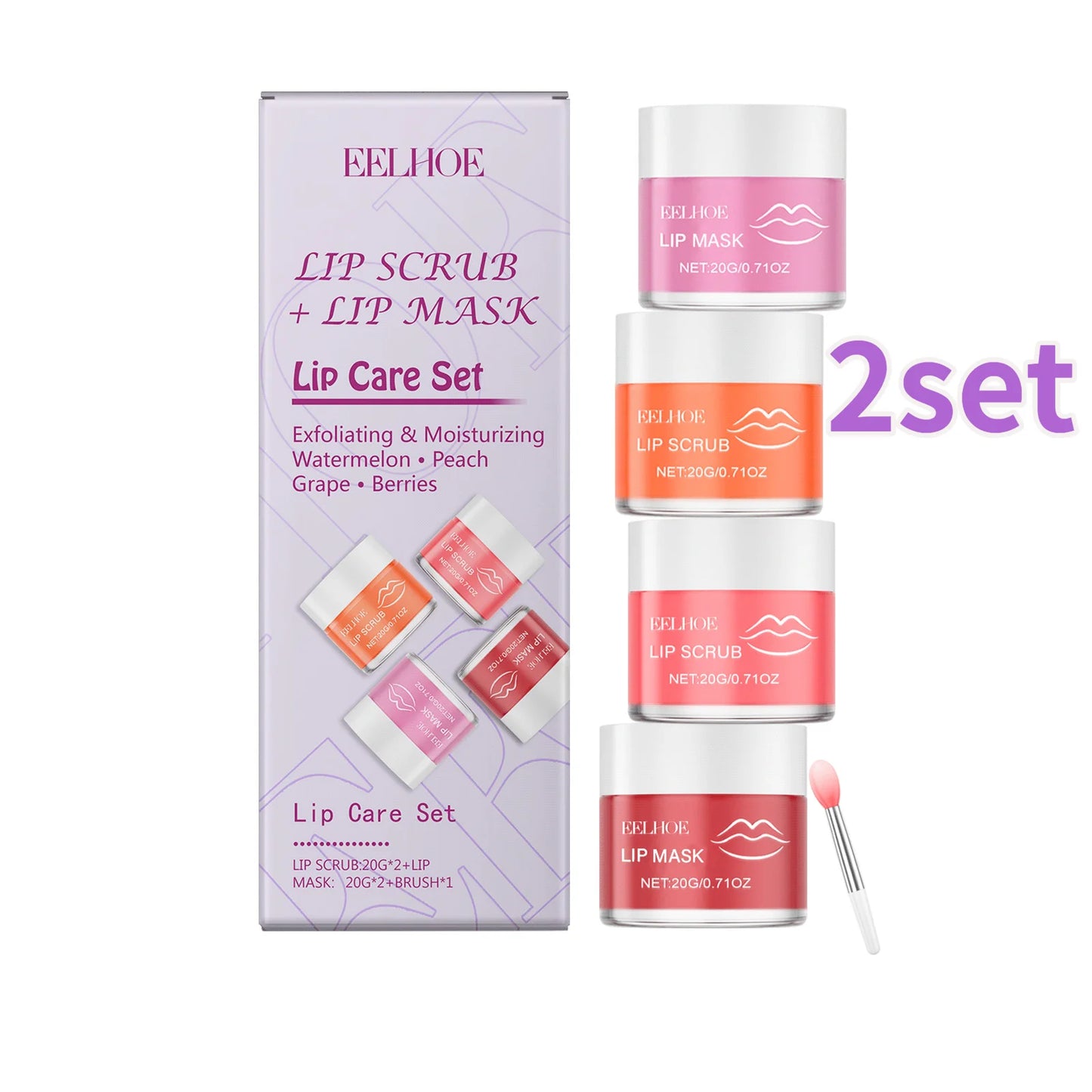 Eelhoe Lip Care Set Nourishing Hydration For Soft Lips