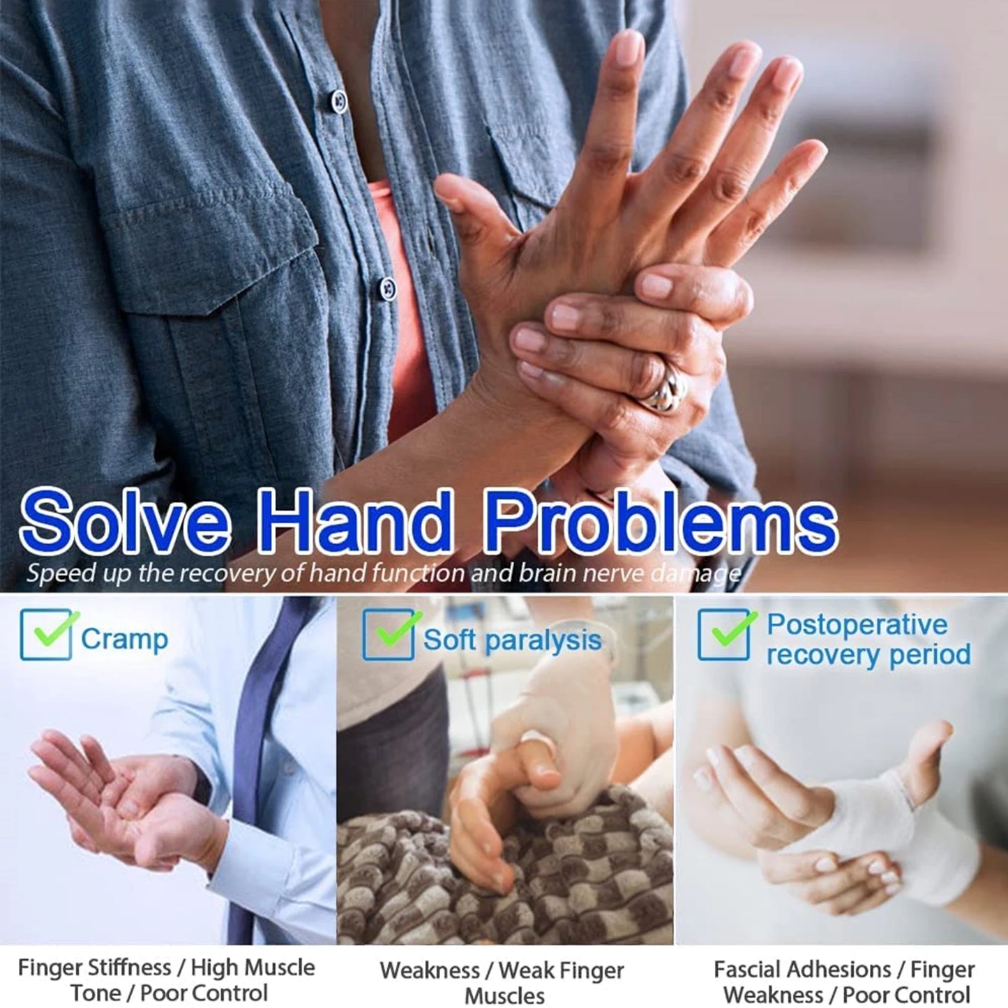 Intelligent Massage Gloves for Stroke Rehabilitation and Hand Recovery