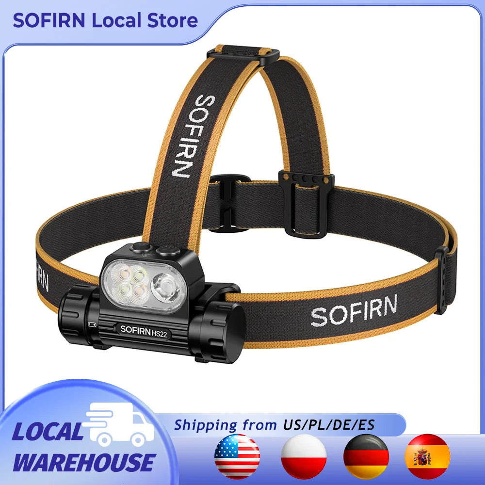 Sofirn HS22 Headlamp 2500lm LED Color Temperature Adjustable