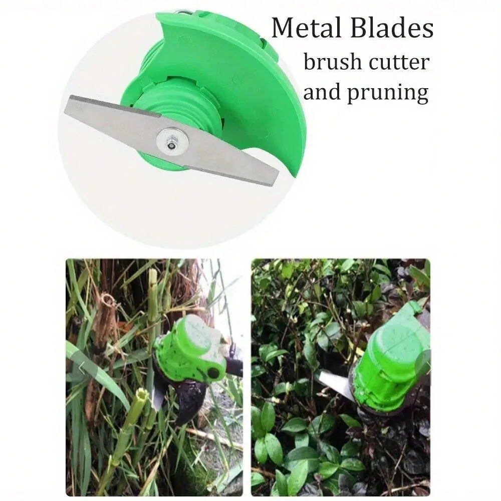 Cordless String Trimmer Edger Electric Grass Eater Lawn Edger, 2In1 Lightweight Grass Trimmer For Garden And Yard, Battery Powe