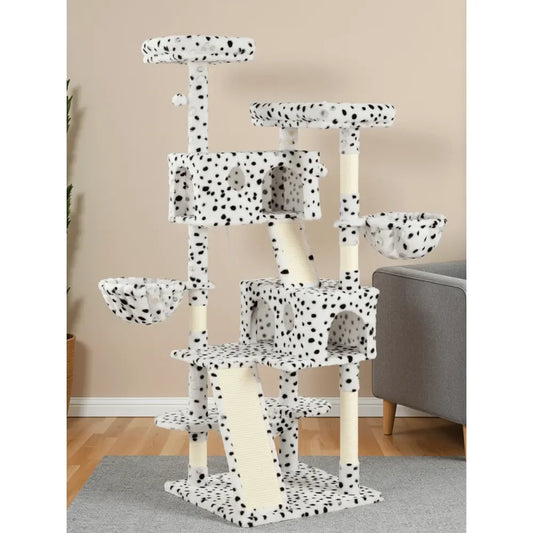 Cat Tree Rascadores Para Gatos Cat Supplies 65 Inch MultiLevel Large Cat Tree Tower For Indoor Cats, Furniture Activity Center W