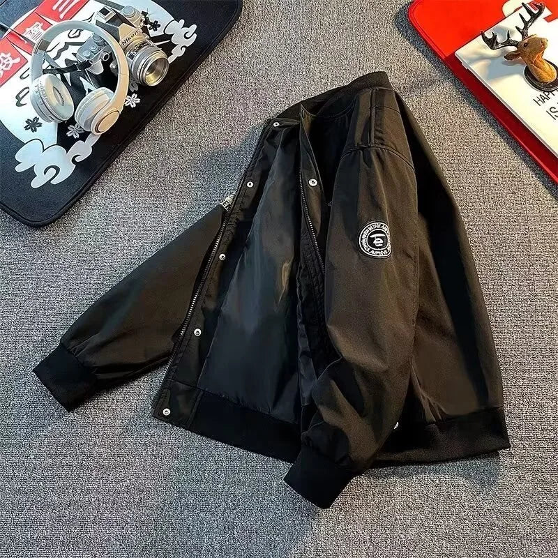 Pilot jacket, men's spring and autumn coat, men's American baseball jacket, functional style, ins trendy clothing, autumn wear