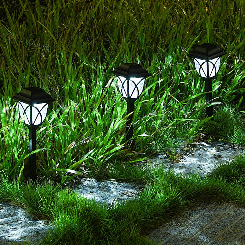 1-10 Pack Solar Yard Lights Bright Lawn Lights Outdoor Waterproof Led Solar Pathway Lights Landscape Path Lights