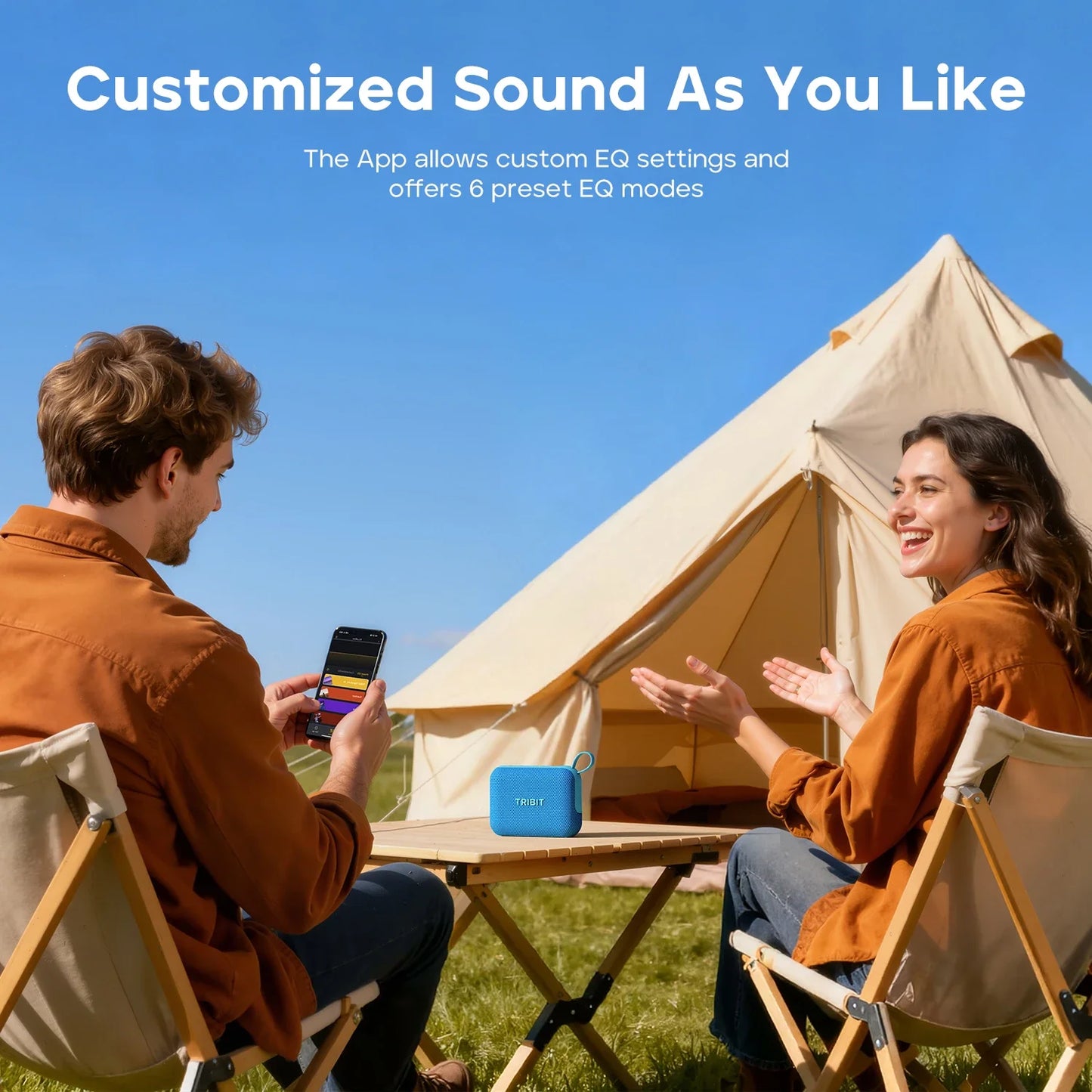 Tribit PocketGo Portable Bluetooth Speaker IP68 Waterproof With Mic