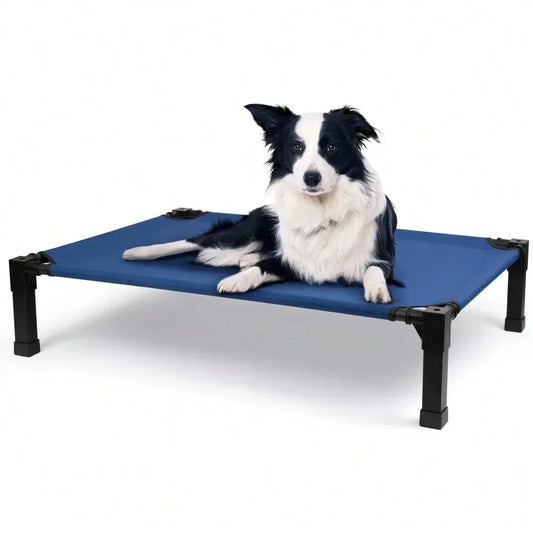 Dog Supplies Pet Furniture And Beds Dog Bed Elevated Dog Bed, Raised Dog Bed With Washable Breathable Mesh And Metal Frame, Port