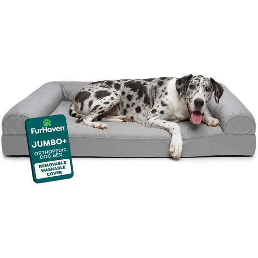 Classic Soa Orthopedic Dog Bed or Large Dogs, Egg Crate with a Solid Orthopedic oam Base or Joint Support, Removable Washable Co