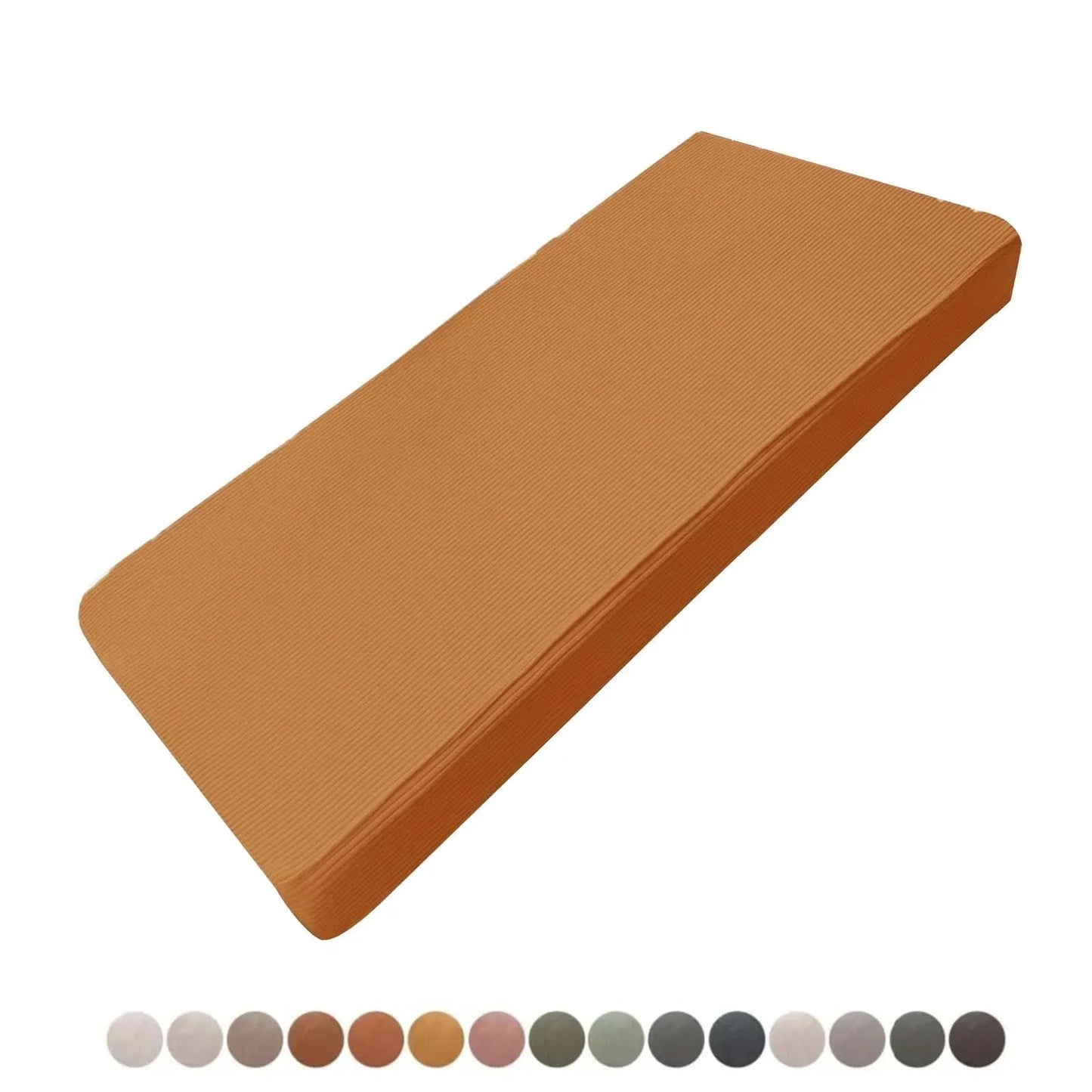 Custom Corduroy Bench Cushion Bay Window Pad Long Mattress Sofa Chair Seat Pillow Decorative Indoor Outdoor Garden Patio Seating