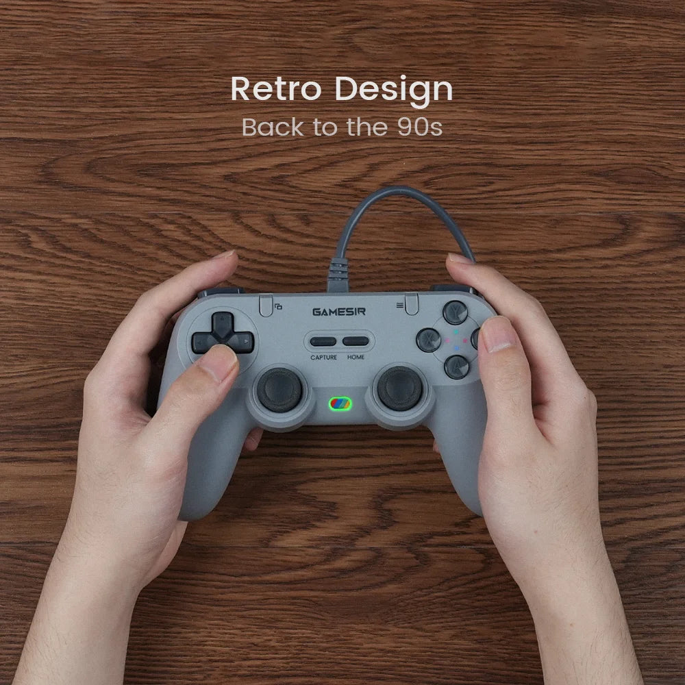 GameSir Tegenaria Lite Wired Game Controller, Hall Effect Joysticks, 1000Hz Polling Rate, Anti-Drift for Nintendo Switch 2, PC