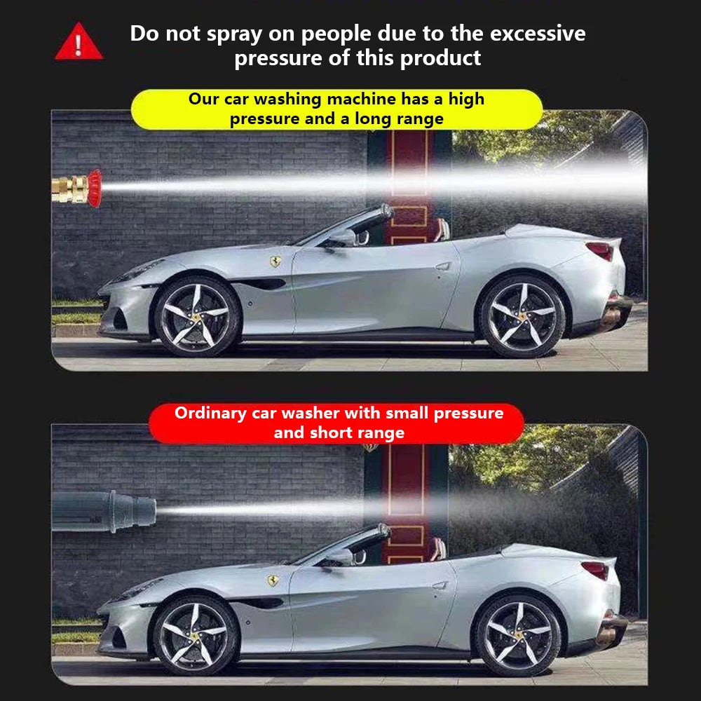 Rechargeable Washing Wireless High Pressure Washer Self Priming Sustain 300W Car Wash Water Gun With Li-ion Battery