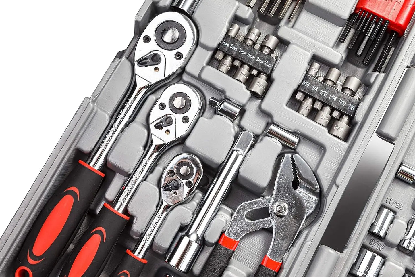 CARTMAN 205 Piece Ratchet Wrench Tool Set