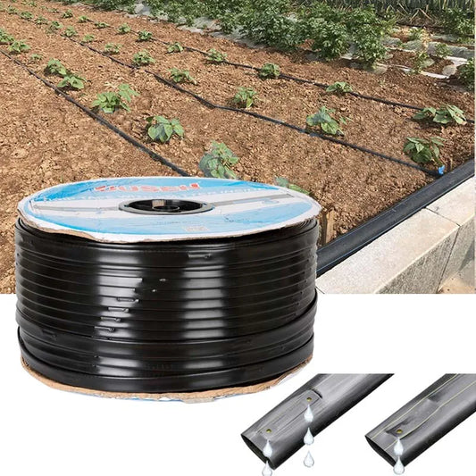 20-100M 16mm 0.2mm Thickness Drip Irrigation Tape Hole Space 10~50cm Soaker Greenhouse Farm Watering Hose Patch Tape Hose