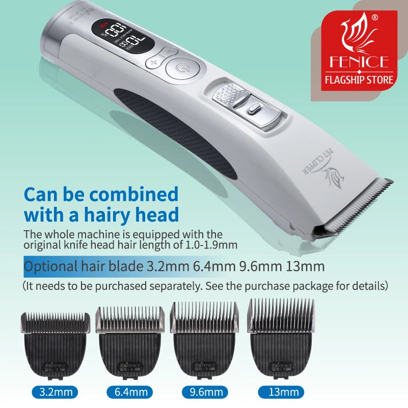 Electrical Pet Clipper Cordless Dog Grooming Trimmer With USB Rechargeable