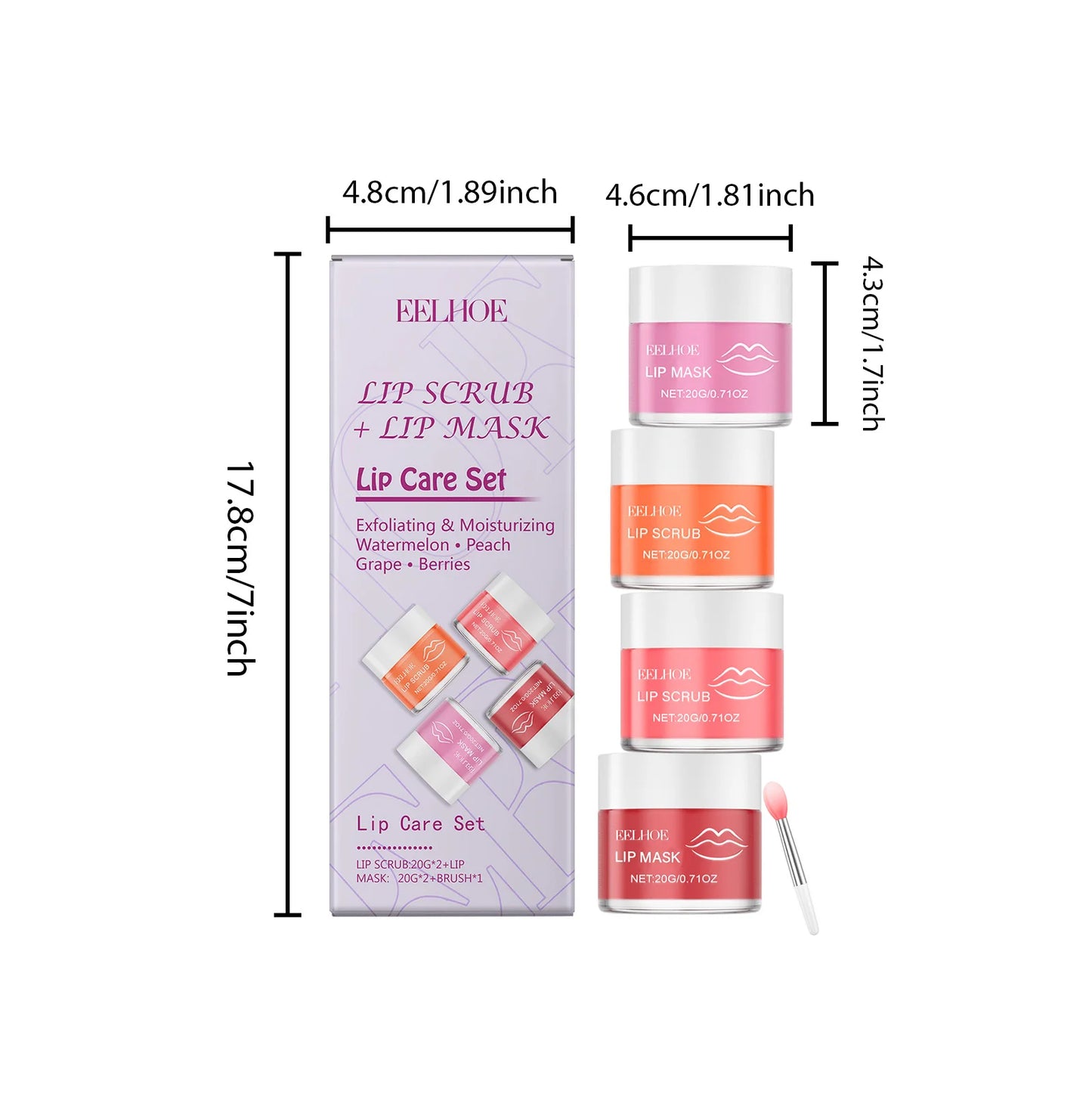 Eelhoe Lip Care Set Nourishing Hydration For Soft Lips