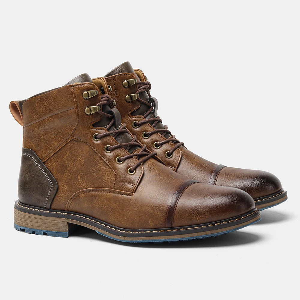 Retro Mens Outdoor Casual Ankle Boots For Everyday Comfort