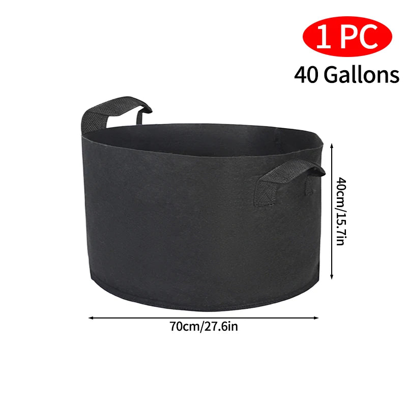 Felt Plant Grow Bags for Veg Garden Pots Planting Bag Grow Accessories Gardening Tools and Planting Supplies