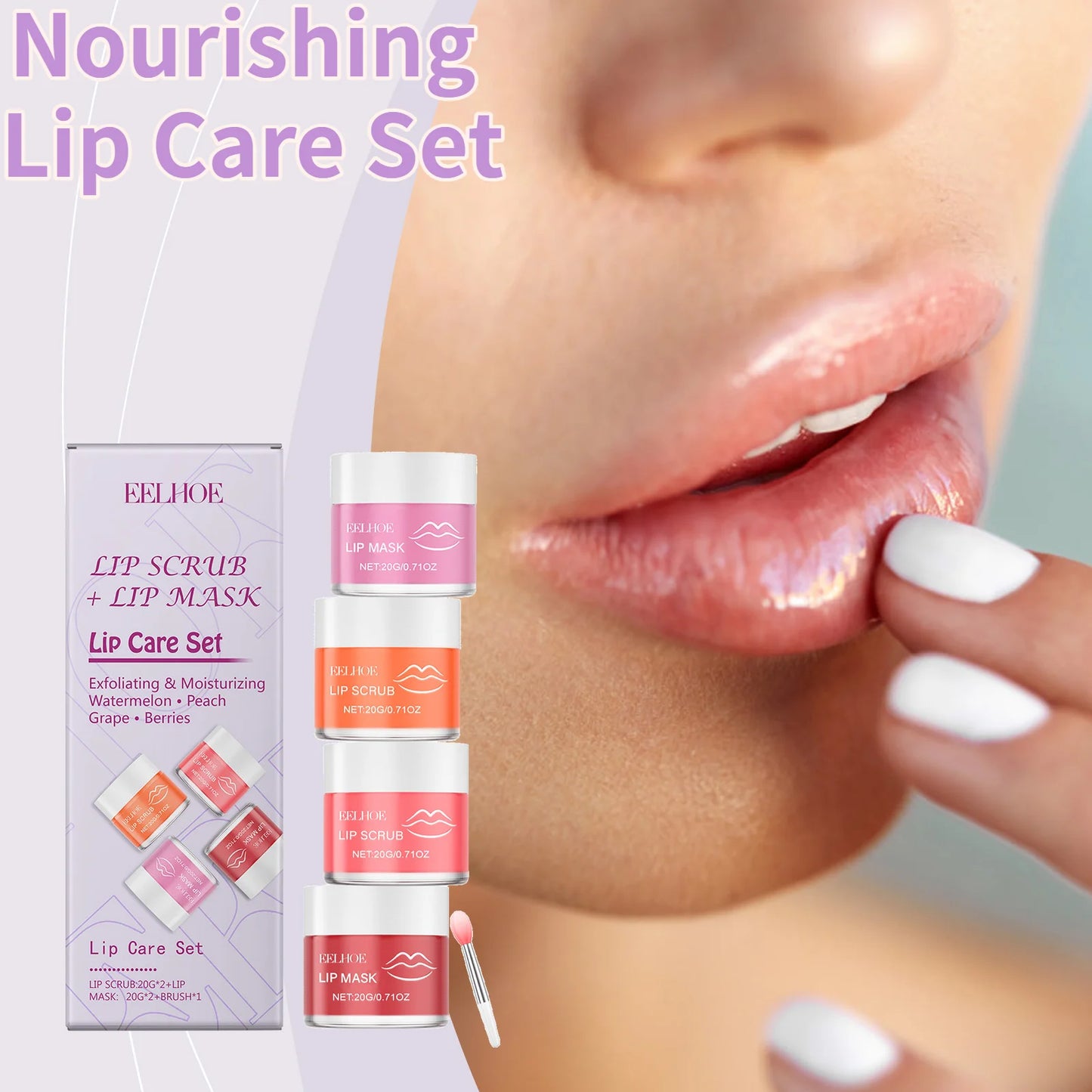 Eelhoe Lip Care Set Nourishing Hydration For Soft Lips