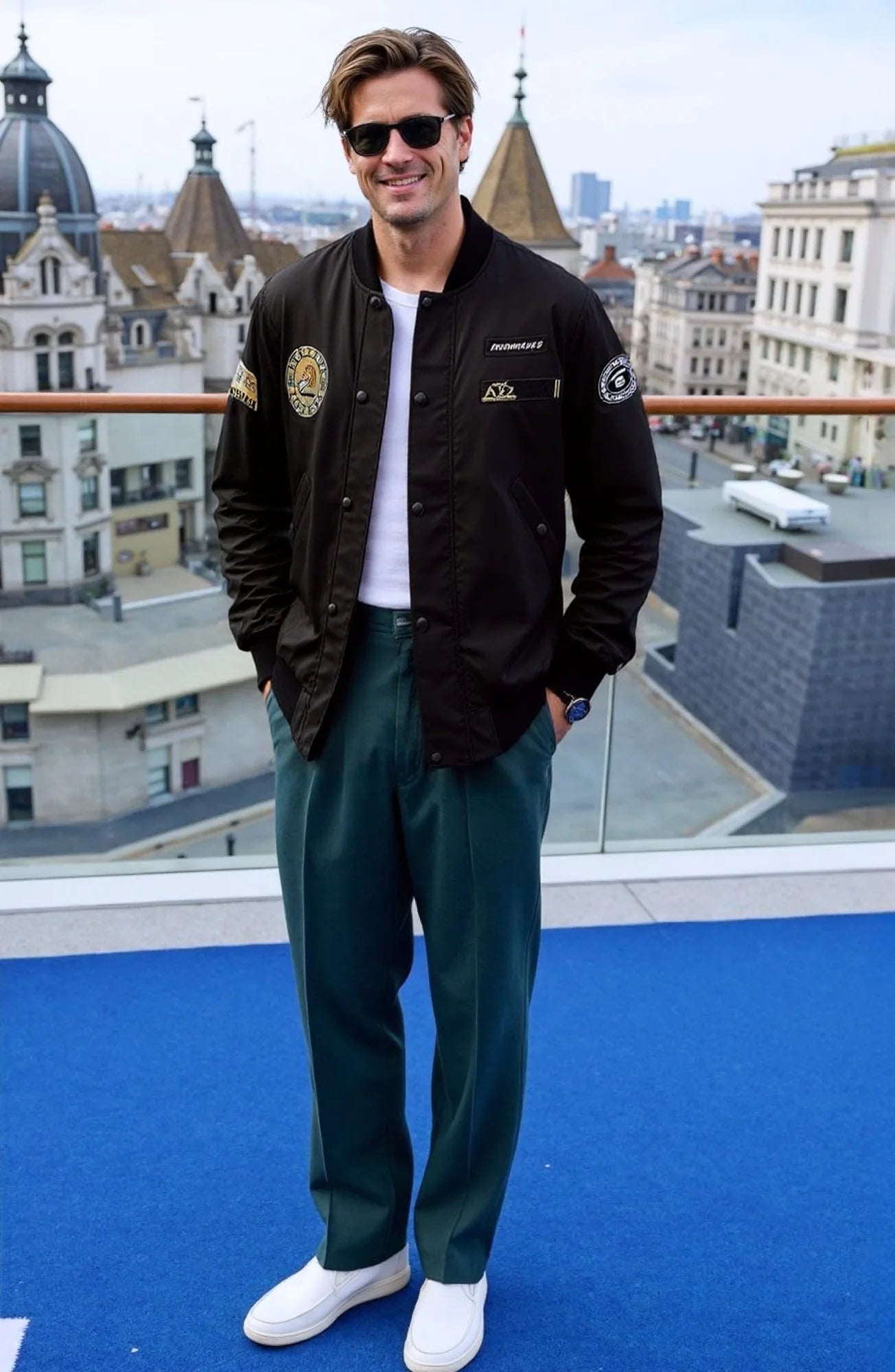 Pilot jacket, men's spring and autumn coat, men's American baseball jacket, functional style, ins trendy clothing, autumn wear