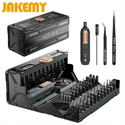 Jakemy 180 In 1 Precision Multifunctional Screwdriver Set Magnetic Bits