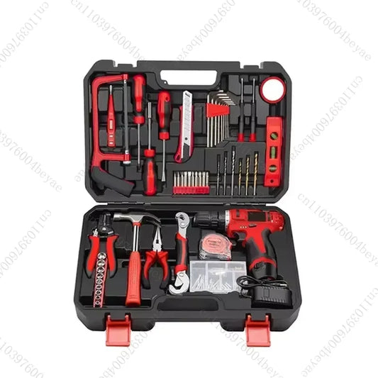 Cordless Drill Power Tool Kit for Home and DIY Projects