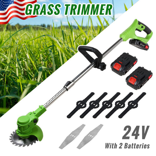 2in1 Cordless Weed Trimmer For Yard And Garden Pro