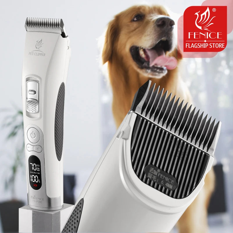Electrical Pet Clipper Cordless Dog Grooming Trimmer With USB Rechargeable