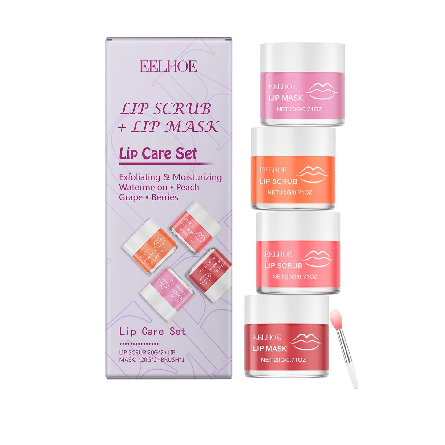 Eelhoe Lip Care Set Nourishing Hydration For Soft Lips